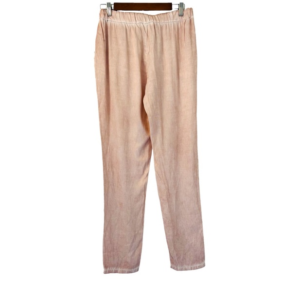 G.RICCERI Drawstring Flowy Lounge Pants in Blush Pink Size S - Picture 4 of 7